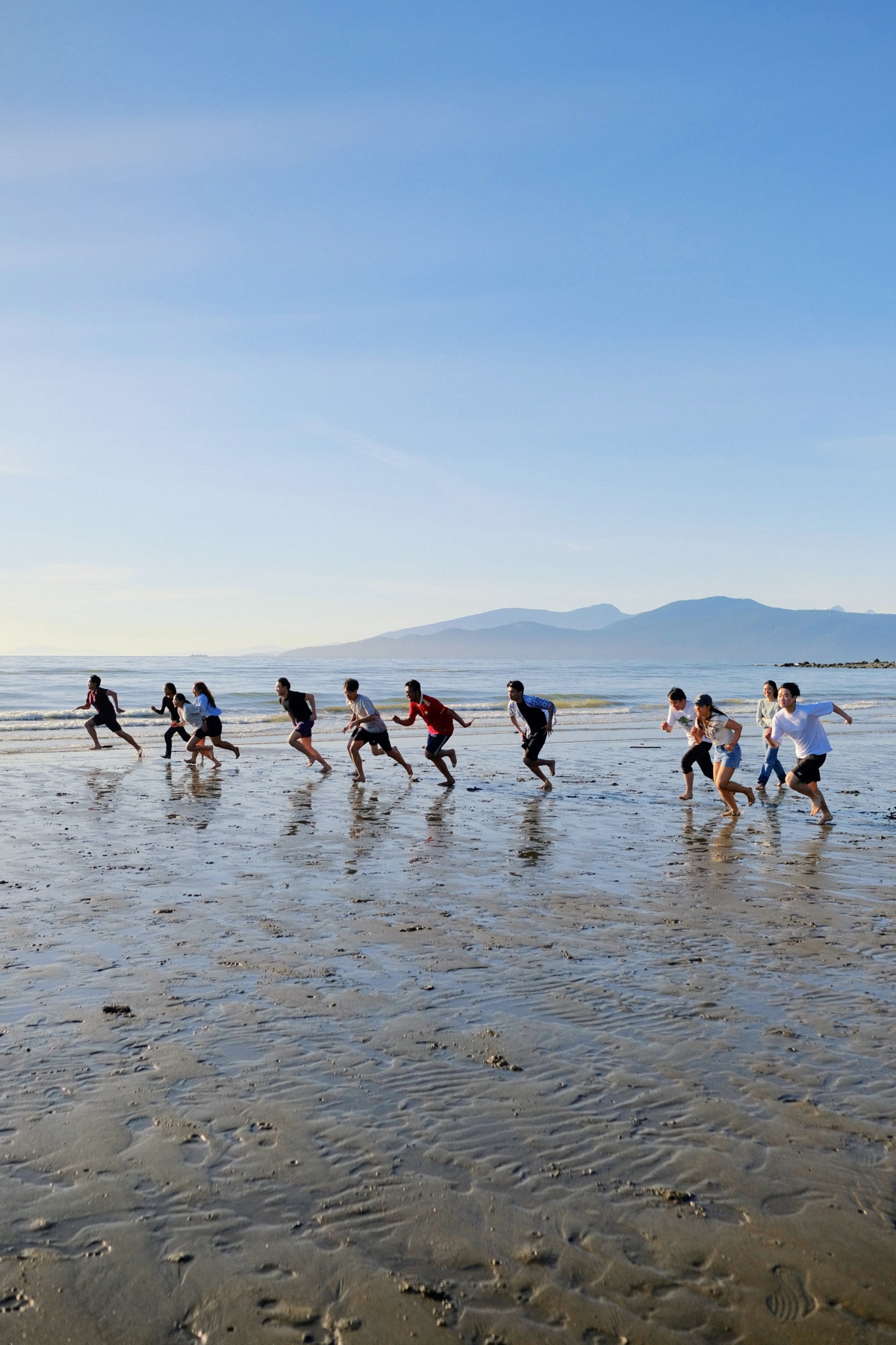 UBC Myanmar Club members running